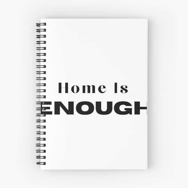 Item preview, Home Is Enough Aesthetic Minimalist Slow Living Design designed and sold by FarazDesign110.
