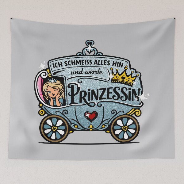 Item preview, I'm going to be a princess – Funny saying designed and sold by Pommes im Bett.