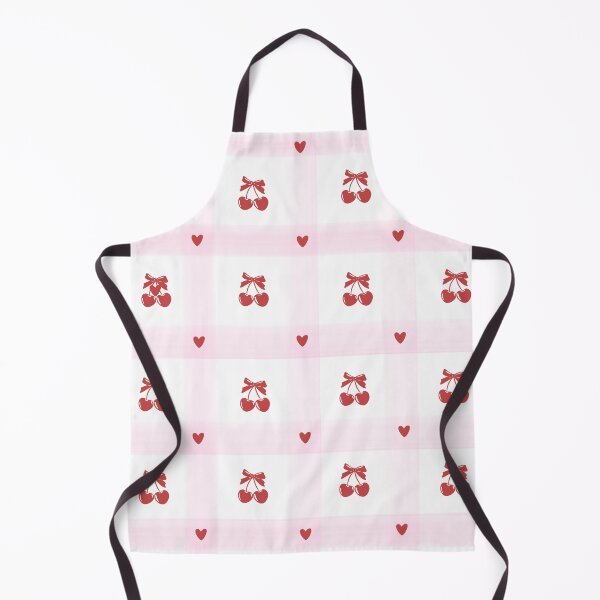 Item preview, coquette cherry bows hearts pink pattern designed and sold by Mypixieart.