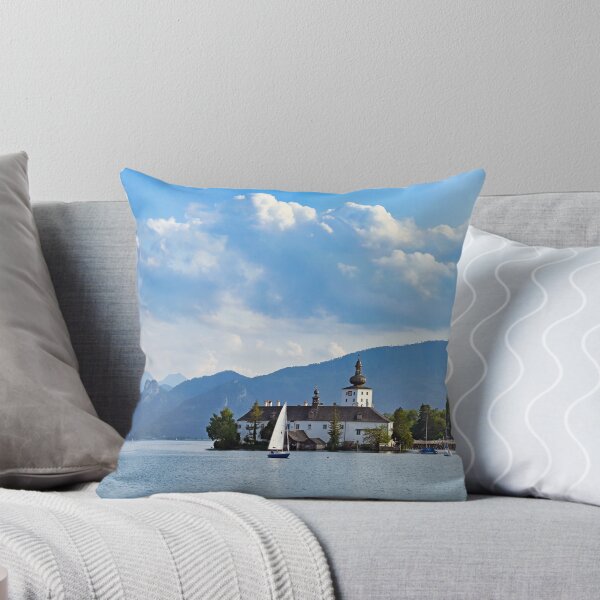 Item preview, Water Castle Schloss Ort Orth on lake Traunsee in Gmunden landscape, Austria designed and sold by goceris.