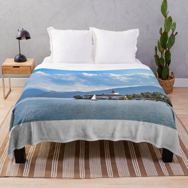Item preview, Water Castle Schloss Ort Orth on lake Traunsee in Gmunden landscape, Austria designed and sold by goceris.
