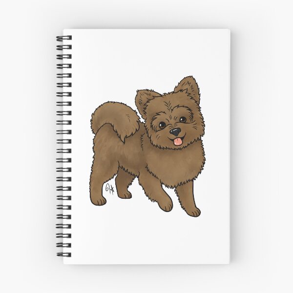 Item preview, Dog - Pomapoo - Chocolate designed and sold by Jennifer Stolzer.