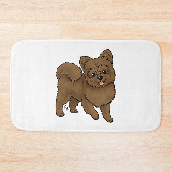 Item preview, Dog - Pomapoo - Chocolate designed and sold by Jennifer Stolzer.
