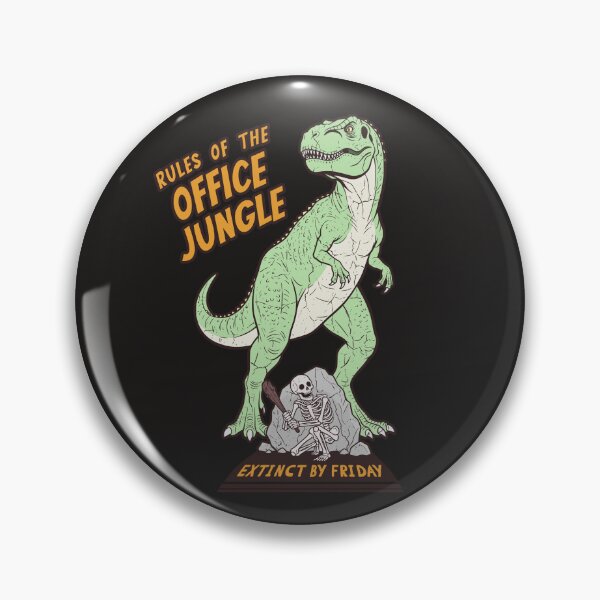 Item preview, Funny Office Dinosaur Vintage Grunge T-Rex Skeleton Design For Stressed Coworkers designed and sold by roarsomethings.