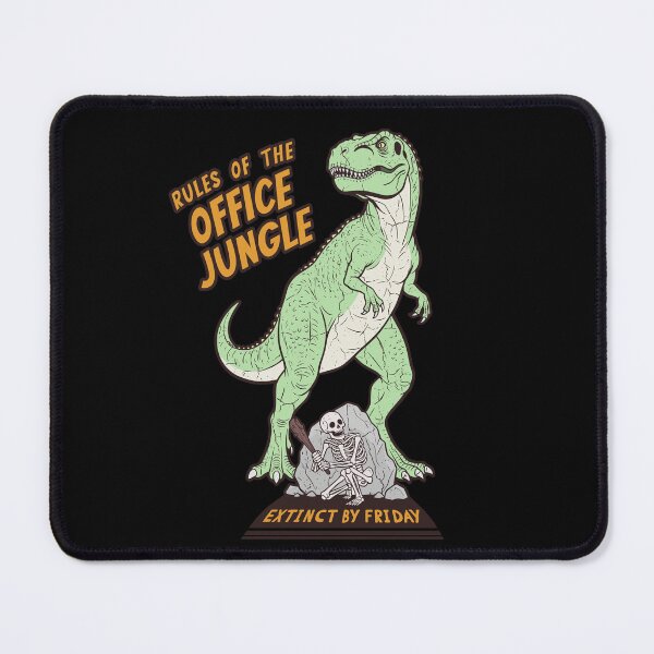 Item preview, Funny Office Dinosaur Vintage Grunge T-Rex Skeleton Design For Stressed Coworkers designed and sold by roarsomethings.