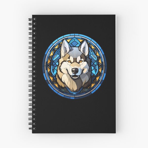 Item preview, Huskita Dog Stained Glass Leadlight Artistic Design Mom Dad designed and sold by rafaeltto.