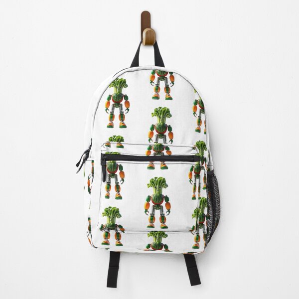 Item preview, Healthy Green Veggie Bot Illustration designed and sold by Sem Bregs.