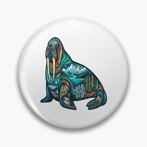 Item preview, Northern Walrus designed and sold by Wild Creative Art.