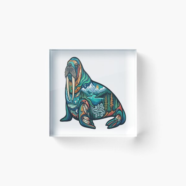 Item preview, Northern Walrus designed and sold by Wild Creative Art.