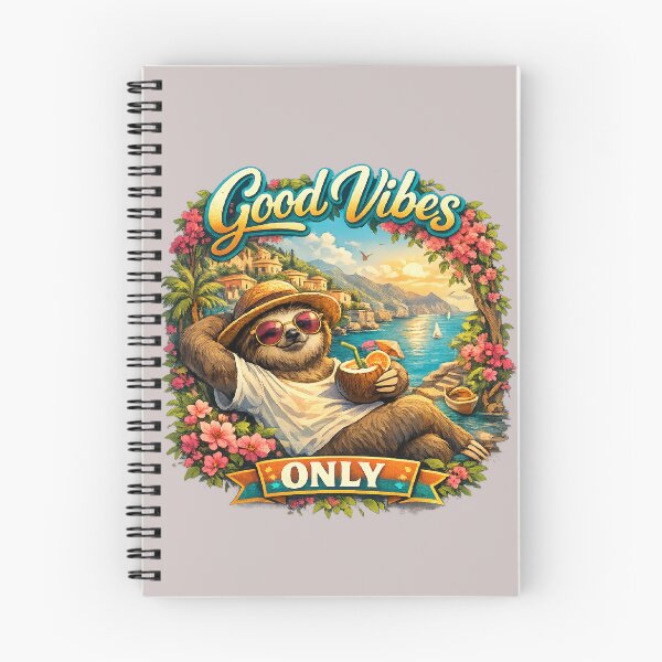 Item preview, Good Vibes Only Chill Sloth designed and sold by aminomen.