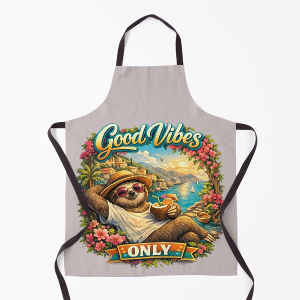 Item preview, Good Vibes Only Chill Sloth designed and sold by aminomen.