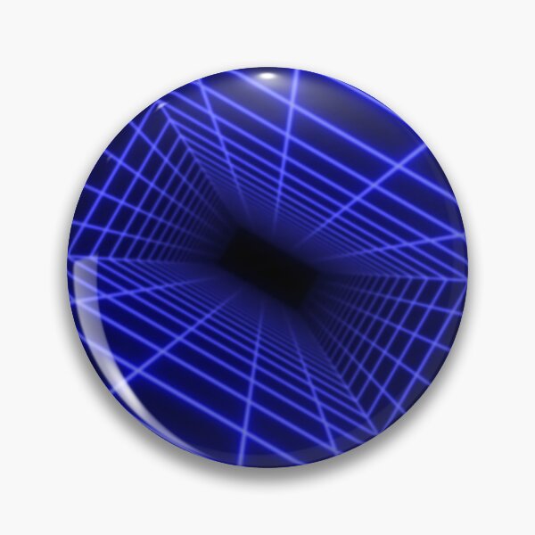 Item preview, Blue Glow Rectangular Wireframe Tunnel designed and sold by Electric Shock!! Design.