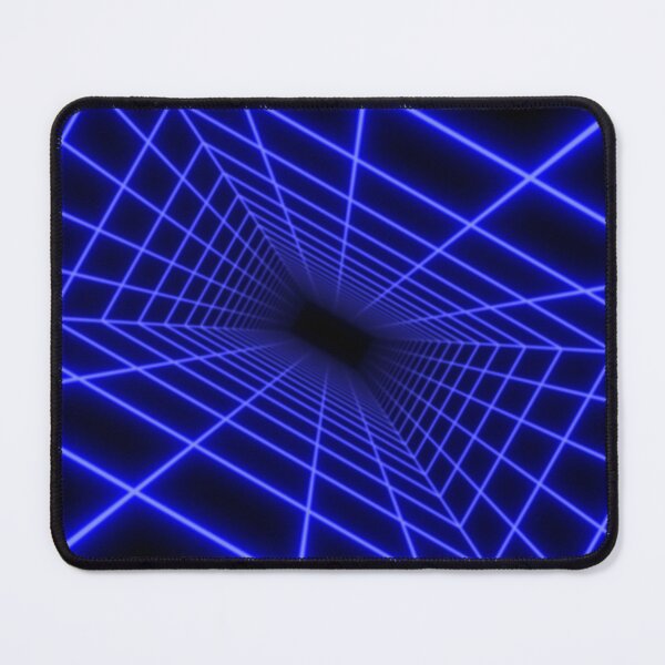 Item preview, Blue Glow Rectangular Wireframe Tunnel designed and sold by Electric Shock!! Design.