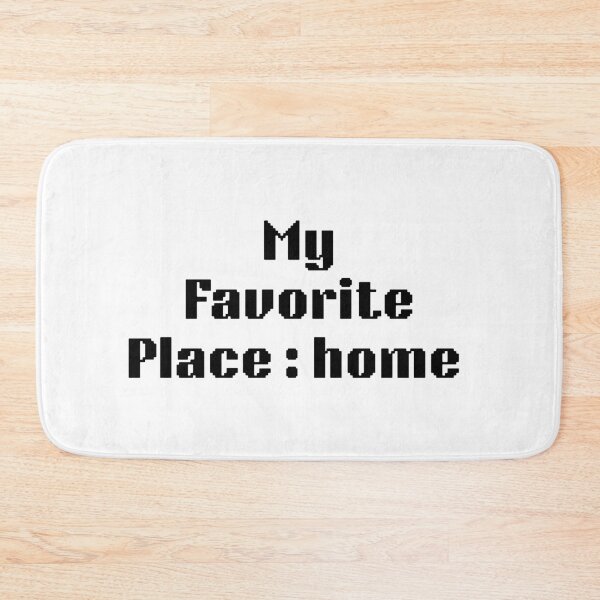 Item preview, My Favorite Place Home Funny Cozy Homebody Slogan Tee designed and sold by FarazDesign110.