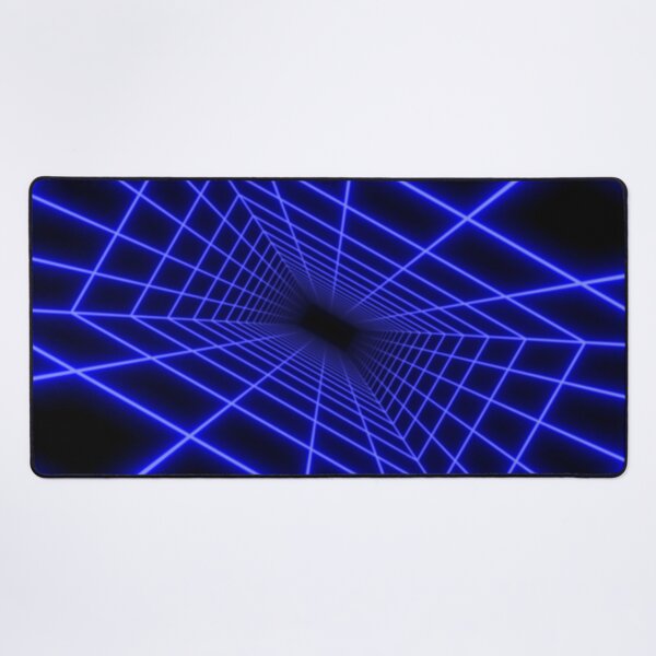Item preview, Blue Glow Rectangular Wireframe Tunnel designed and sold by Electric Shock!! Design.