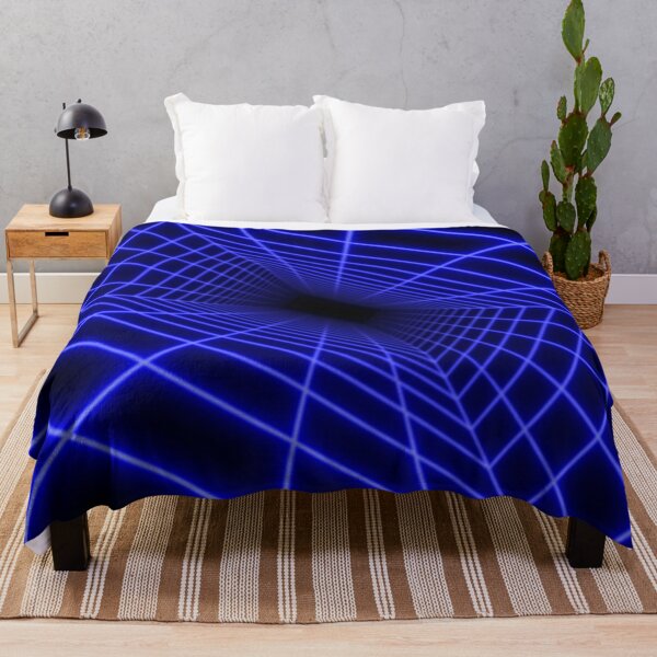 Item preview, Blue Glow Rectangular Wireframe Tunnel designed and sold by Electric Shock!! Design.