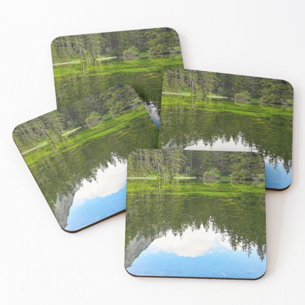 Item preview, Reflection of the forest in the water,The Green Lake in Styria,Austria, springtime designed and sold by goceris.