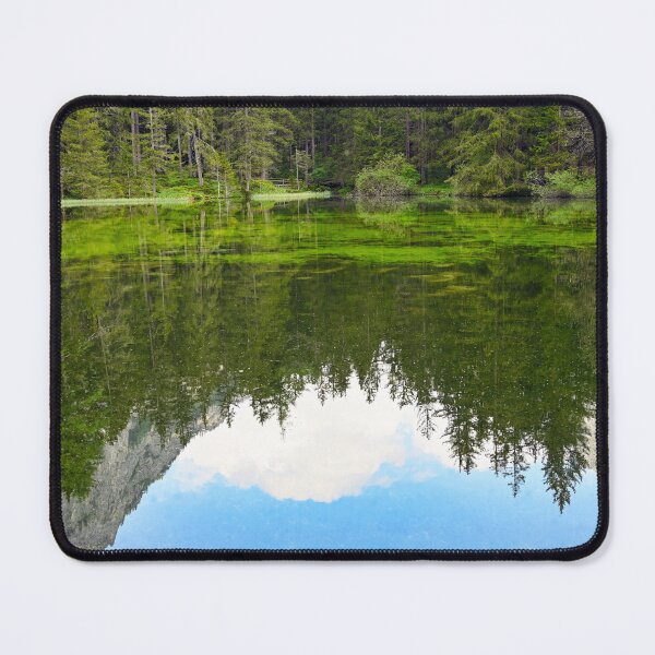 Item preview, Reflection of the forest in the water,The Green Lake in Styria,Austria, springtime designed and sold by goceris.