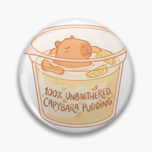 Item preview, 100% Unbothered Capybara Pudding Cup designed and sold by 0Zetgest.