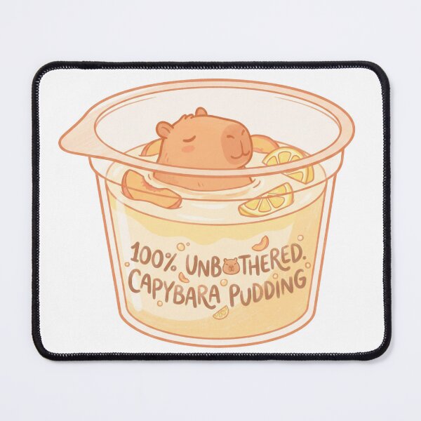 Item preview, 100% Unbothered Capybara Pudding Cup designed and sold by 0Zetgest.