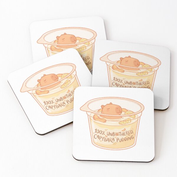 Item preview, 100% Unbothered Capybara Pudding Cup designed and sold by 0Zetgest.