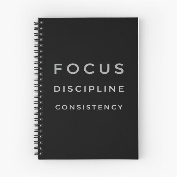Item preview, Focus Discipline Consistency Inspiring Motivational Quote of The Day designed and sold by Matt_Smith.