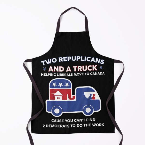 Item preview, Funny Two Republicans And A Truck Helping Liberals Move To Canada designed and sold by DuneHaicna.