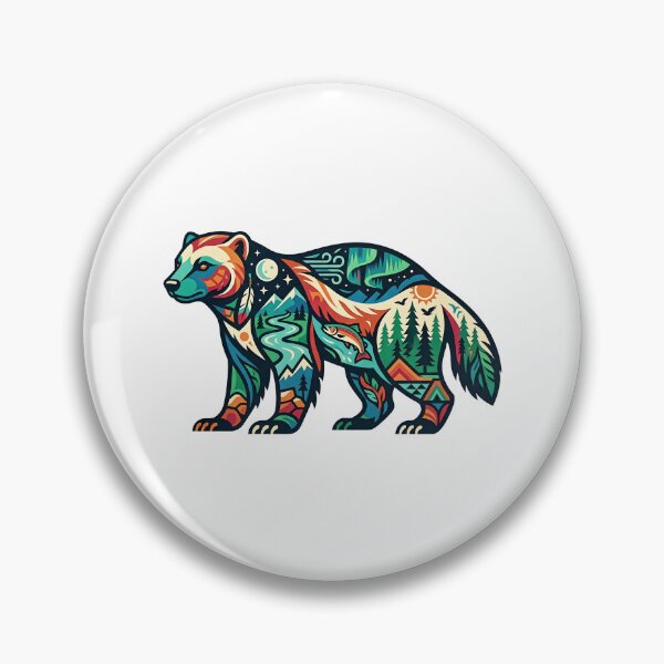 Item preview, Northern Wolverine designed and sold by Wild Creative Art.