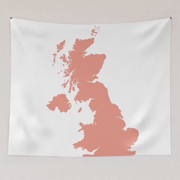Item preview, Great Britain Love in Coral designed and sold by Maren Misner.