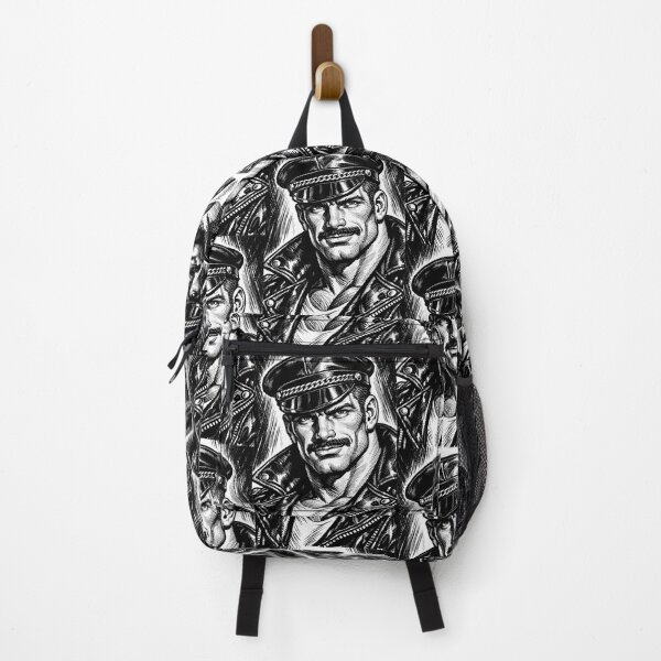 Item preview, Gay Leather Daddy Hot Stuff Berlin Tom of Finland Tribute Leder Pride Graphic Design designed and sold by ItsAKinkThing.