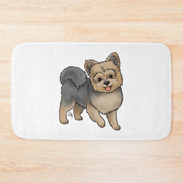 Item preview, Dog - Pomapoo - Blue and Tan designed and sold by Jennifer Stolzer.
