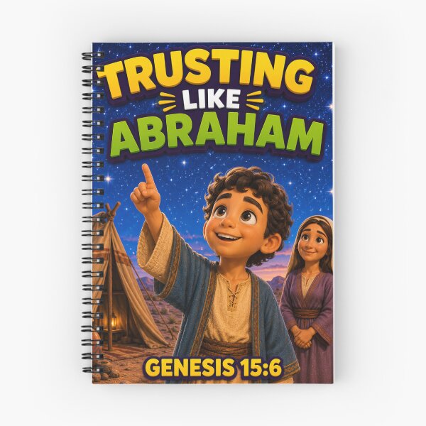 Item preview, Trusting Like Abraham | Christian Kids Bible Hero Cartoon Design designed and sold by Dexters Inspiring Creations.