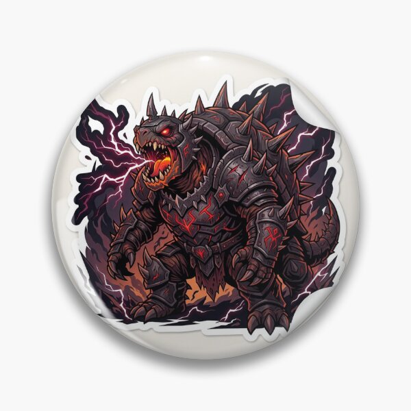 Item preview, Demon Turtle Warlord Sticker, Spiked Dark Armor, Fantasy Gamer Gift designed and sold by uegi.