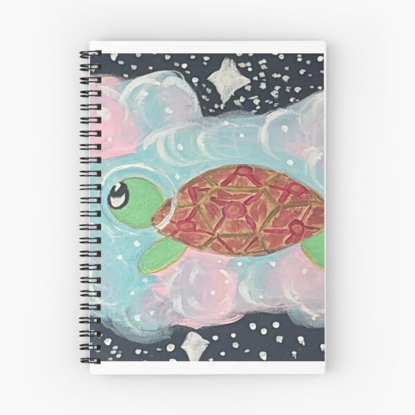 Item preview, Stargazing Turtle in Pink Cosmic Cloud Acrylic PaintingDescription: designed and sold by Faithstarmancil.