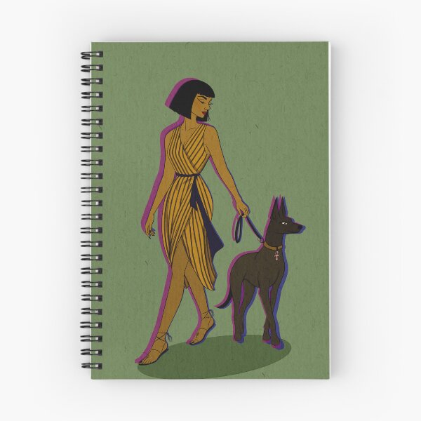 Item preview, Modern Cleopatra and Anubis designed and sold by ellealsopaints.