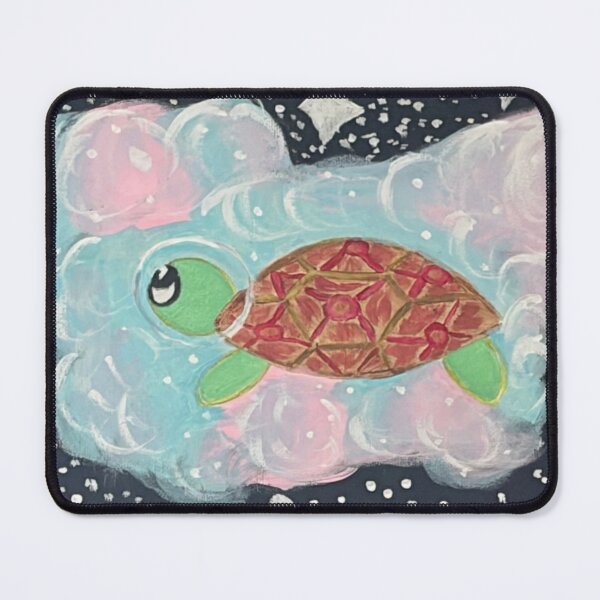 Item preview, Stargazing Turtle in Pink Cosmic Cloud Acrylic PaintingDescription: designed and sold by Faithstarmancil.