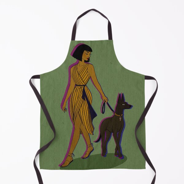 Item preview, Modern Cleopatra and Anubis designed and sold by ellealsopaints.