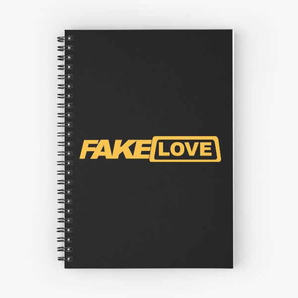 Item preview, Fake Love Bold Yellow Typography - Edgy Heartbreak Quote Design designed and sold by Adjie Triawan.