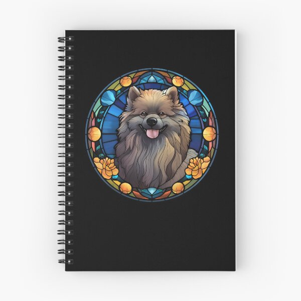 Item preview, Keeshond Dog Stained Glass Leadlight Artistic Design Mom Dad designed and sold by rafaeltto.