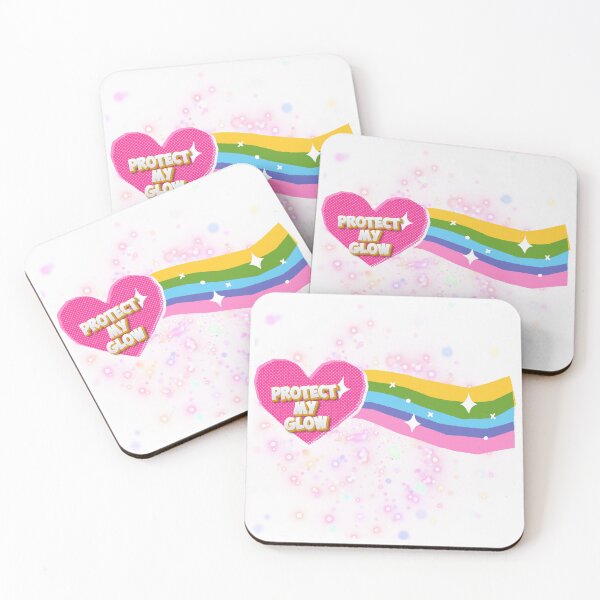 Item preview, Protect My Glow Heart Rainbow Space designed and sold by Lorens Designs.