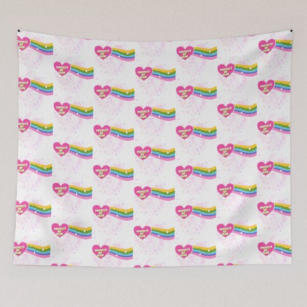 Item preview, Protect My Glow Heart Rainbow Space designed and sold by Lorens Designs.
