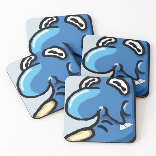 Item preview, Smoking Blue Face Doodle designed and sold by CosmicBison.