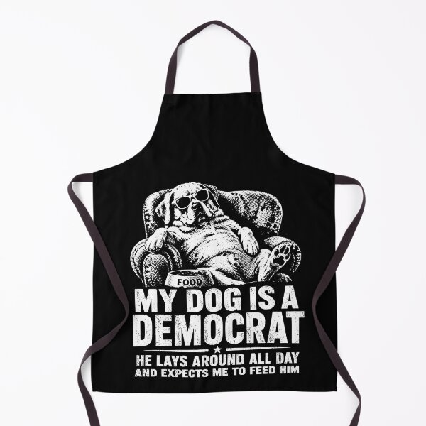 Item preview, My Dog Is A Democrat – Funny Political Dog Lover Humor Quote Design designed and sold by PosiMCreations.