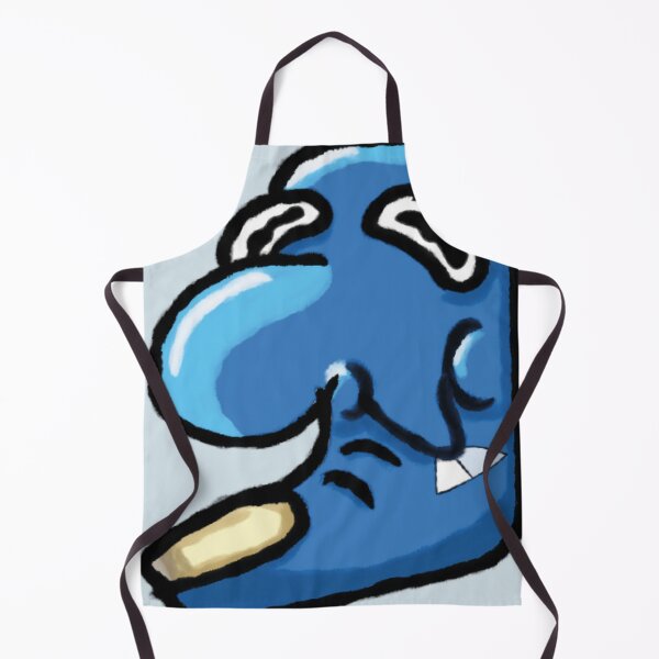 Item preview, Smoking Blue Face Doodle designed and sold by CosmicBison.