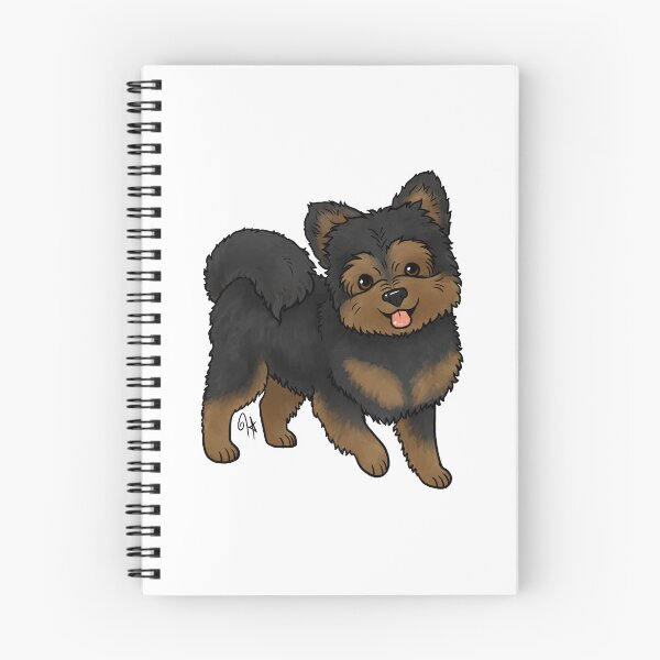Item preview, Dog - Pomapoo - Black and Tan designed and sold by Jennifer Stolzer.