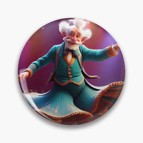 Item preview, Old Fart Dancing the can-can designed and sold by Colin Bentham.