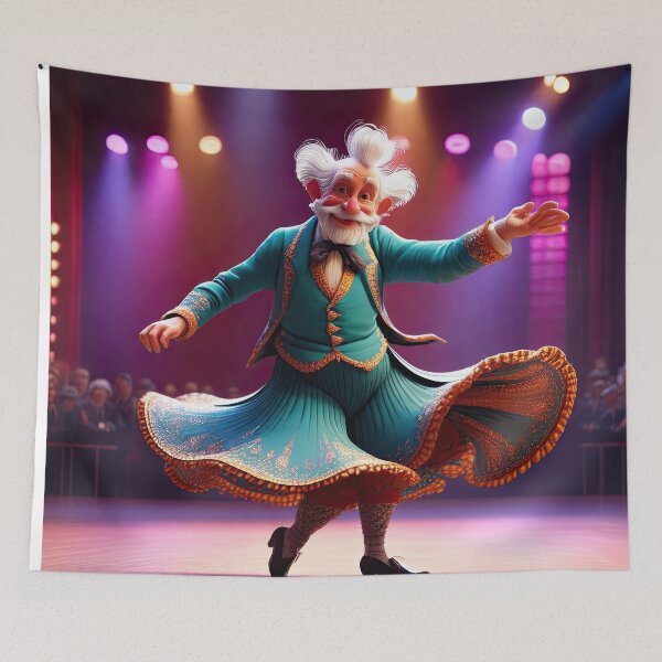 Item preview, Old Fart Dancing the can-can designed and sold by Colin Bentham.