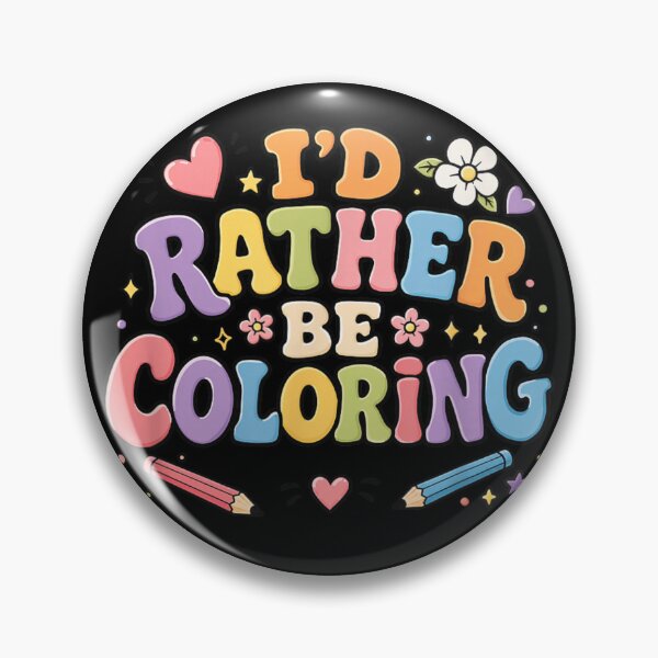 Item preview, Cute Retro Groovy Id Rather Be Coloring Book Lover Aesthetic T-Shirt designed and sold by DuneHaicna.