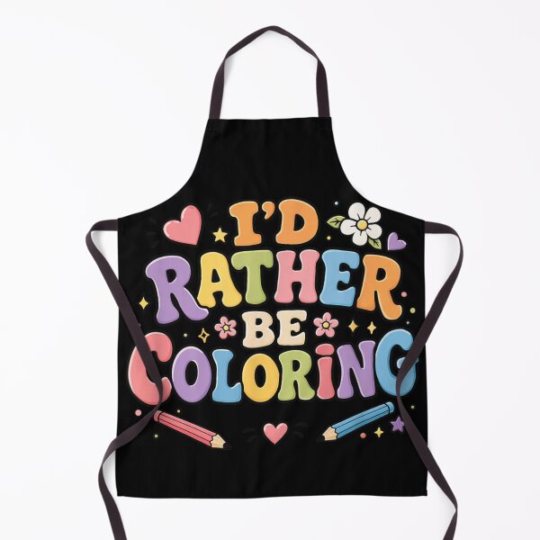 Item preview, Cute Retro Groovy Id Rather Be Coloring Book Lover Aesthetic T-Shirt designed and sold by DuneHaicna.