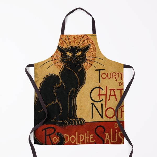 Item preview, Vintage Black Cat Art Nouveau Poster | Gothic Cat Wall Decor | Retro Halloween Cat Print designed and sold by AbstractAuraArt.